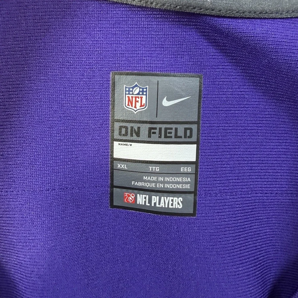 Nike Minnesota Vikings Percy Harvin #12 NFL On Field Home Jersey Women's 2XL
